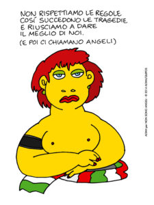 vignetta Altan - non sono angeli