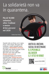 Campagna 5 per mille 2021 Auser