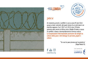 Card Pace "Che mondo sarebbe senza cooperazione"
